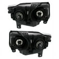 thumbnail image 2 of New Pair Of Halogen Headlight Compatible With Jeep Grand Cherokee Overland Sport 2011-2013 by Part Number 55079378AF 55079379AF CH2503224 CH2502224, 2 of 2