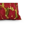 thumbnail image 2 of Simply Daisy's Sunset Tulip Garden 26 inch Red Decorative Floral Throw Pillow, 2 of 2