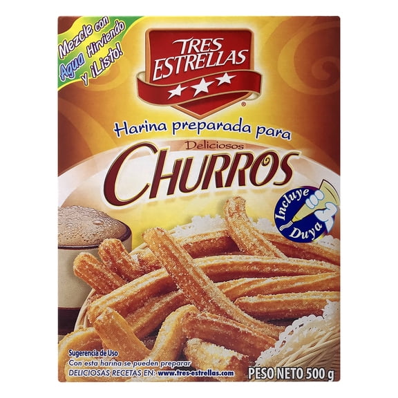 Tres Estrellas Churros Flour Mix, 17.6 oz