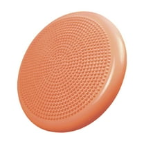 Inflatable Balance Disc Trainer with Air Pump Yoga Wobble Cushion Core Stability Board for Exercise Ankle Strength Training Flexible Sitting Workout Fitness Mat Massage Ball