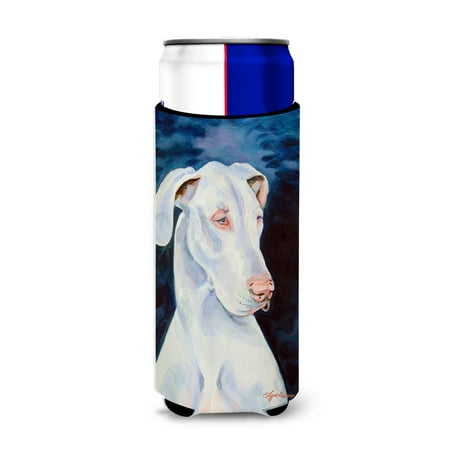 

Caroline s Treasures 7279MUK White Great Dane Ultra Hugger for slim cans Slim Can multicolor