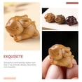 thumbnail image 4 of MasteelfCA 2pcs Wood Rabbit Charm Rabbit Hanging Ornament DIY Key Charm Wood Rabbit Craft, 4 of 8