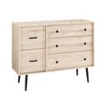 thumbnail image 5 of Walker Edison Modern Asymmetric 5 Drawer Wood Dresser, Birch, 5 of 10