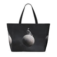 thumbnail image 2 of Honeii Astronaut Sitting On Mercury Planet for Tote Bag with Adjustable Strap,Beach Bag, Waterproof Sandproof Beach Tote Bag, Large Capacity Foldable Beach Bags, 2 of 7