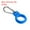 Blue, variant on Uxcell Silicone Water Bottle Clip with Buckle, 2 Pack Drink Holder Hook Keychain Clip Ring, Blue Silver