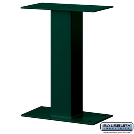 Gate Standard Package - Salsbury Standard Pedestal Bolt Mounted For Mail Package Drop In Green