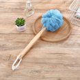 thumbnail image 5 of Loofah Sponge Back Scrubber - Men & Women Long Handled Exfoliating Bath & Shower Body Brush - Handheld Luffa Pouf on a Stick for Body, Face Washing - Spa Wash Lufa, 5 of 5