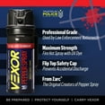 VEXOR Strong Pepper Spray by Zarc, Police Strength, 360¬∞ Fliptop