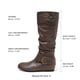 thumbnail image 5 of Botas DREAM PAIRS URA hasta la rodilla con cuña marrón talla 5.5, 5 of 7