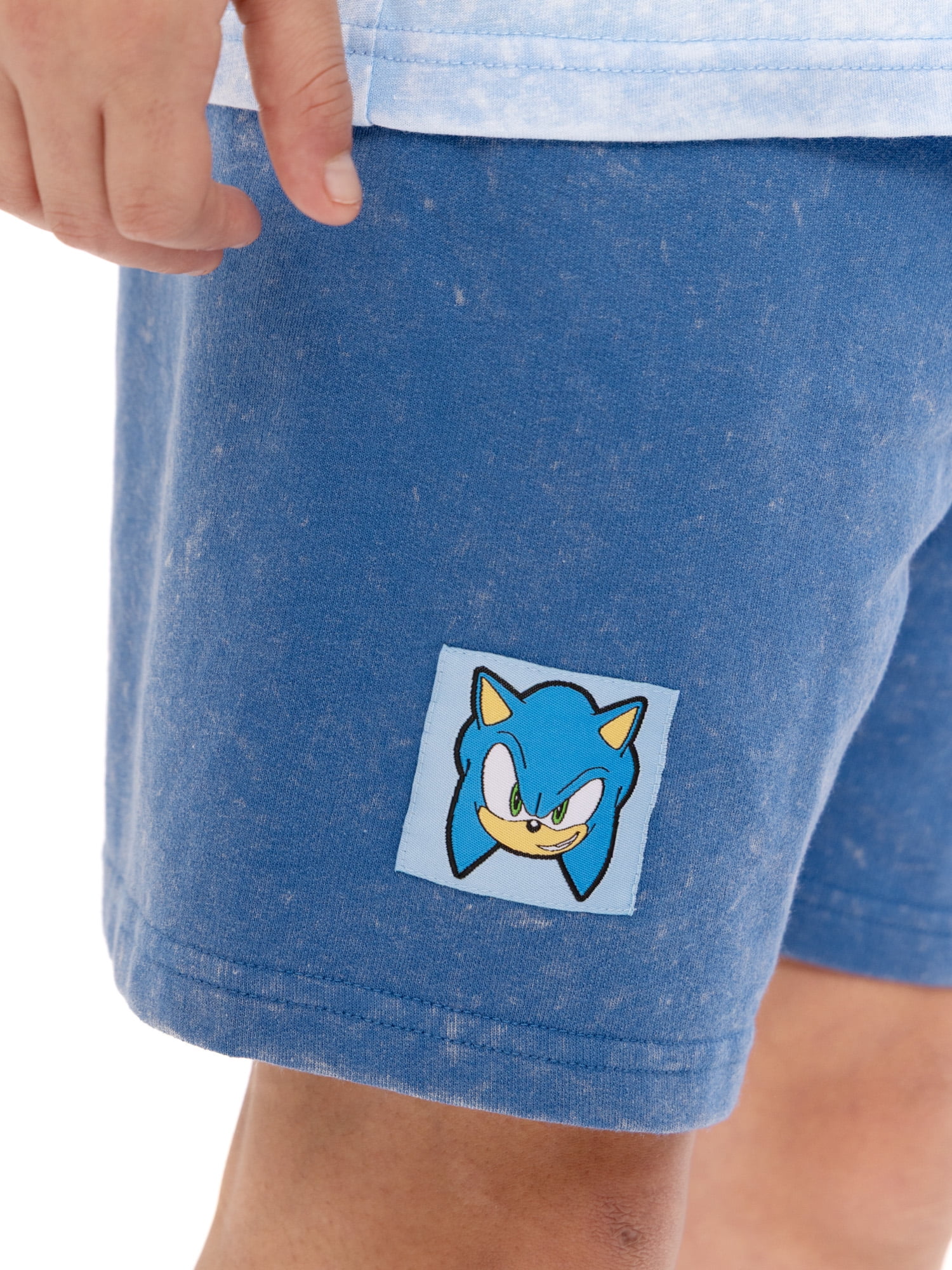 Sega Sonic the Hedgehog Boys Short Sleeve Graphic Tee and Short Set, 2 Piece, Sizes 4-16