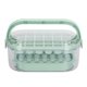 thumbnail image 4 of 2 Bandejas Bandejas Cuadradas Redondas para Cubitos de Hielo con Tapa y Recipiente para Congelador Moldes para Cubitos de Hielo con Pala para Hacer 54 Cubitos de Hielo Base Blanda Juego de, 4 of 10