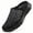 Black, variant on Mule Clogs for Women Backless Sneakers Mesh Breathable Flat Mule Shoes On Closed Toe Slippers with Arch-Support Comfortable Soft Soles Walking Sandals(Pink,6)