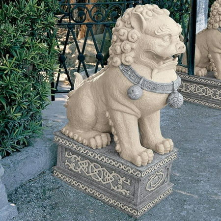 Design Toscano Giant Foo Dog of The Forbidden City Statue