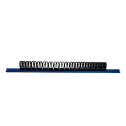 Industro Magnetic Tools Holder, 457Mm Rail With 16Pcs Clip - Blue/Black