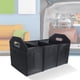 thumbnail image 1 of Organizador de maletero de coche, plegable, con asas reforzadas (negro)., 1 of 8