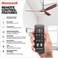 thumbnail image 4 of Honeywell Taiga 70 Inch Ceiling Fan with Redwood Blades, LED Light & Remote, Matte Black, 4 of 12
