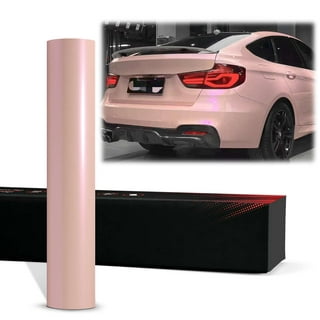 Pink Vinyl Car Wrap Film Sticker Glossy Decal Bubble Free DIY Car Motor  Styling