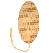 Electrodes, Foil Bag - White 2" x 4" Oval Foam