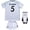 White, variant on Bellingham Uniform White Soccer Jersey Kids 24/25