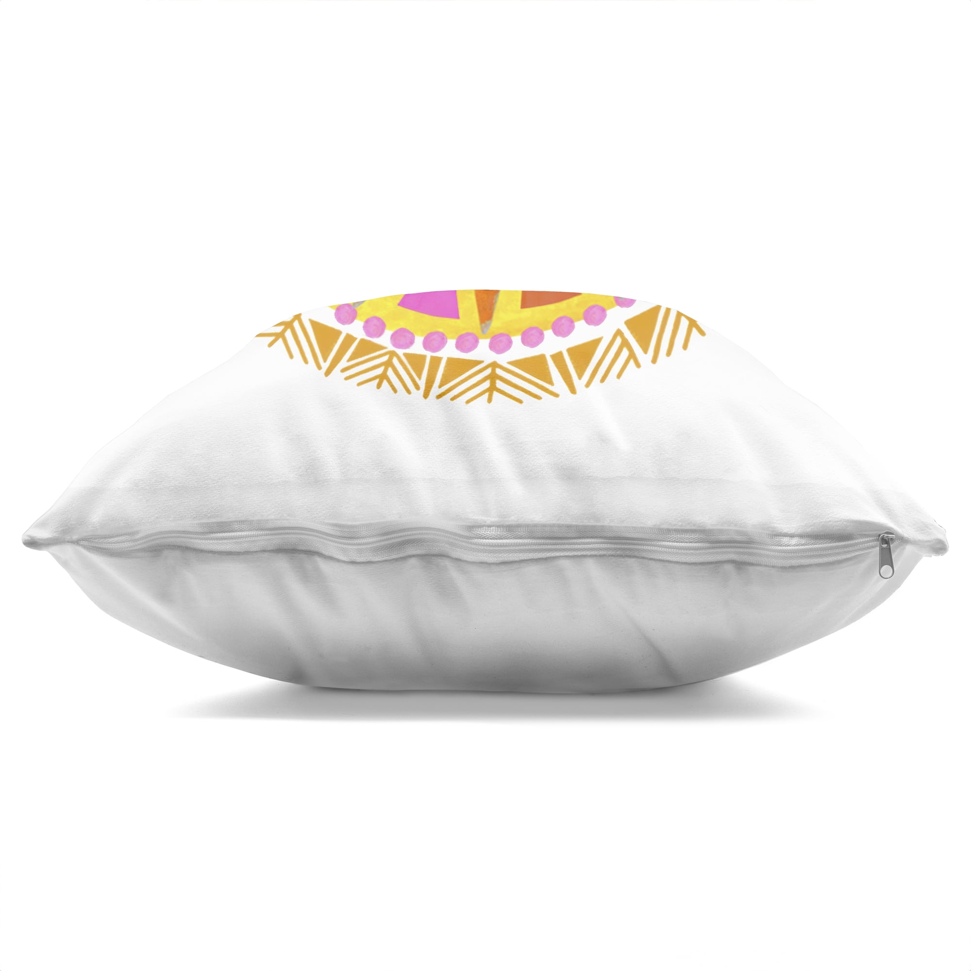 Stupell Industries Boho Smiling Sun Rays Decorative Printed Throw Pillow, design by Katherine Herrell Studio, 18 x 7 x 18