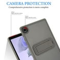 thumbnail image 3 of Dteck Case for Samsung Galaxy Tab A7 Lite 8.7-inch T220 T225, Slim Lightweight Shell TPU Bumper + PC Translucent Matte Anti-Scratch Back Cover with Kickstand, Gray, 3 of 8