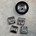 thumbnail image 3 of Creative Brands  1.5 x 0.5 in. Dad, Forever my Hero Square Magnets Set - Super Dad - Set of 4, 3 of 3