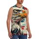thumbnail image 2 of Fotbe Retro American Eagle Men's Camiseta sin Mangas Estampada para Hombres, Playera Casual para Gimnasio, Entrenamiento, Playa-XX-Large, 2 of 7