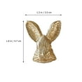 thumbnail image 2 of Rabbit Head Knob Modern Minimalist Knob Brass Rabbit Knob Drawer Cabinet Door Knob, 2 of 9