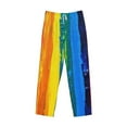 thumbnail image 5 of Balery Rainbow Colored print Men's Pajama Pants,Ultra Lightweight Pjs,Lounge Pant-XX-Large, 5 of 9