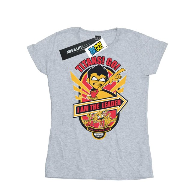 DC Comics T-Shirt en Coton pour Femmes Teen Titans Go Je Suis le Chef