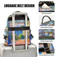 thumbnail image 3 of FORMRS Mini Backpack Purse for Women Quilted Travel Daypack Casual Shoulder Bag, Blue Window, 3 of 7