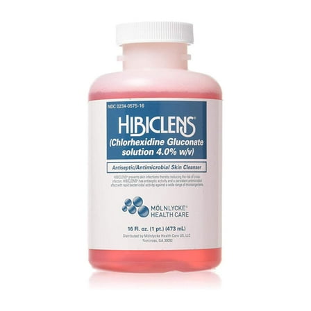 Molnlycke Health Care Hibiclens Liquid Antiseptic 16 Oz Includes Hand Pump