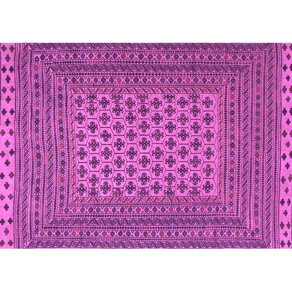 Ahgly Company Indoor Rectangle Southwestern Purple Country Area Rugs, 2' x 3'