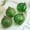Green GN, variant on Christmas Glass Ball Ornaments Set of 4 Irregular Shaped 8cm Wine Silver Coffee Green Glass Holiday Tree Decorations Durable Hanging Vintage Decorative for Seasonal Home Decor