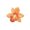 Orange#4, variant on Fabric Artificial Flowers 10 PCS Realistic Silk Fake Flower Heads for DIY Crafts,Home Decor,Wedding Bouquets,Party Centerpieces,Wreath Making,and Floral Arrangements Pink