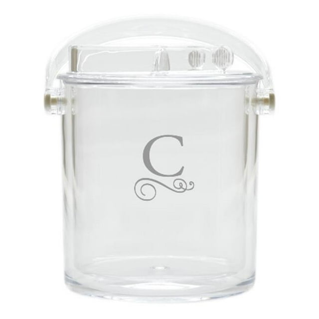 Carved Solutions Acrylic Insulated Ice Bucket With Tongs-Pi-Flourish-Q