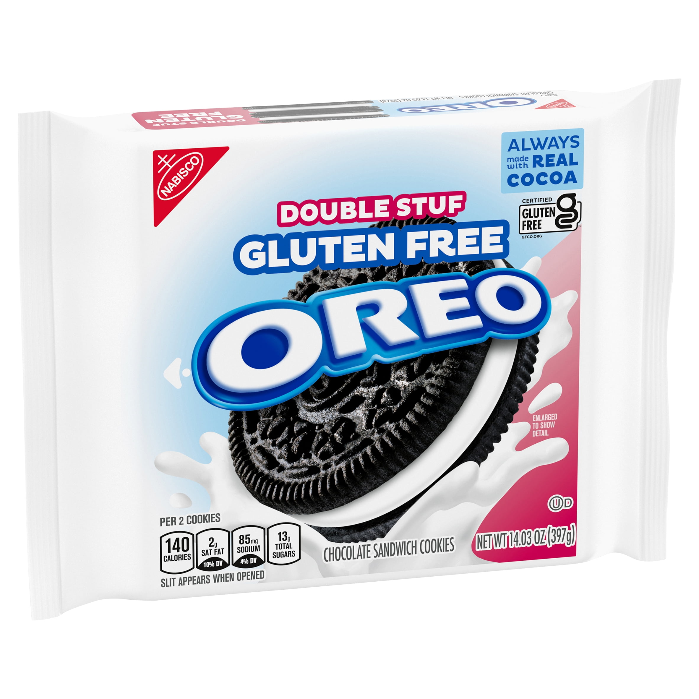 Oreo Double Stuf Gluten Free Chocolate Sandwich Cookies 14 03 Oz Walmart Com Oreo Double Stuf Gluten Free Chocolate Sandwich Cookies 14 03 Oz Walmart Com