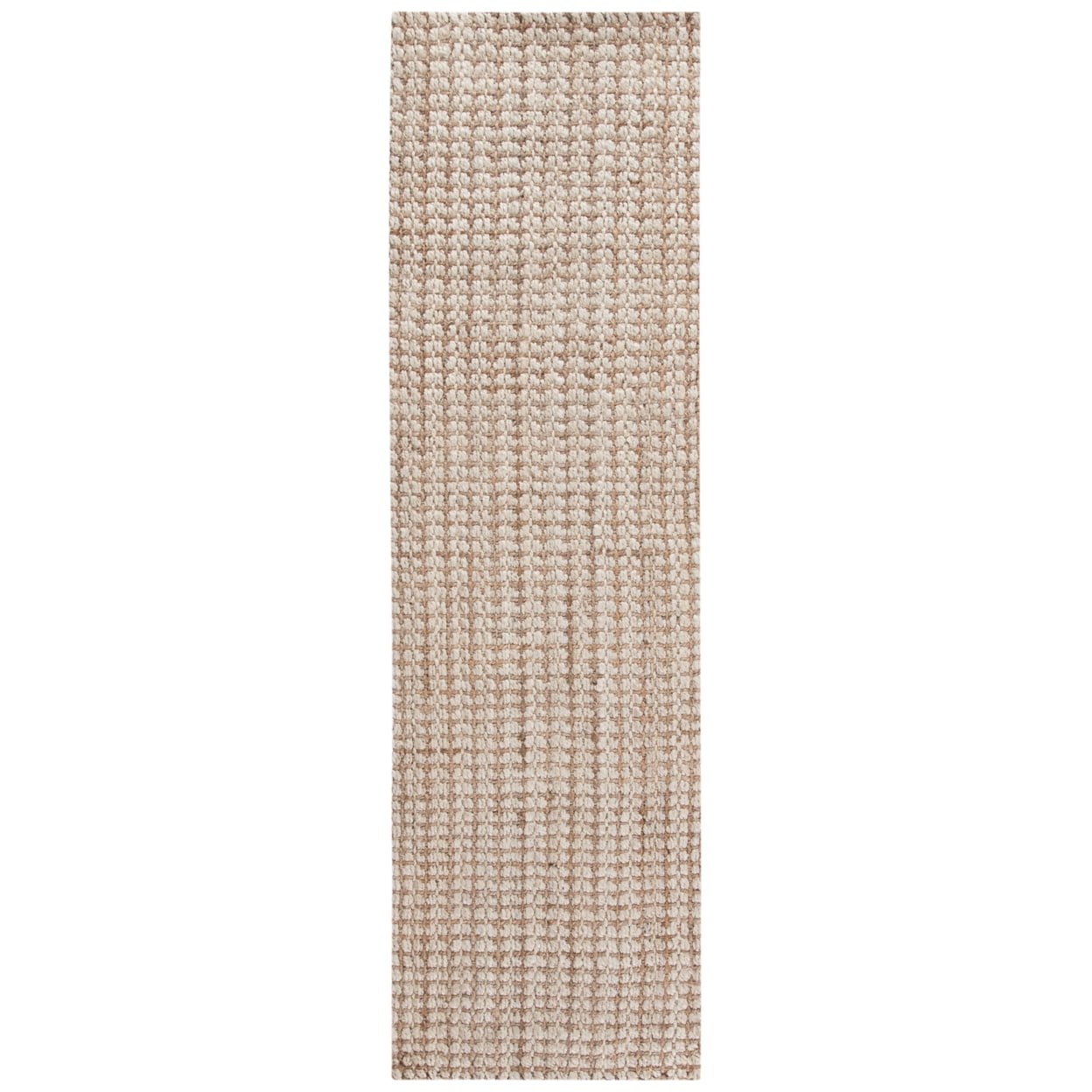 SAFAVIEH Natural Fiber Aletha Solid Area Rug, Ivory/Light Brown, 10' x 14'
