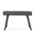 thumbnail image 6 of GDF Studio Olivia Outdoor Wicker Folding Side Table, Gray, Set of 2, 6 of 6