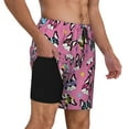 thumbnail image 3 of Daiia Colorful Cute French Bulldog Mens Swim Trunks Swim Shorts Quick Dry Swim Shorts with Mesh Lining Pockets-3X-Large, 3 of 9