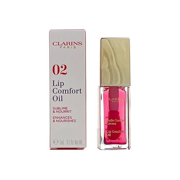 Lip Comfort Oil - 02 Rasberry For Women By Clarins 0.1 oz