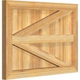 thumbnail image 3 of 26 7/8"W X 19"H Timbercraft Five 5 3/8" Boards Framed Board-N-Batten Shutters W/Z-Bar, Rough Sawn Western Red Cedar (Per Pair), 3 of 13