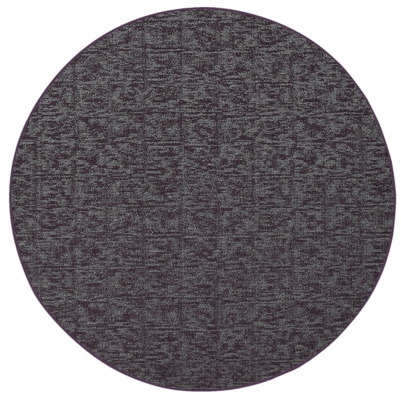 Furnish My Place Indoor Floor Rug - 9 ft. Round, Purple, Distressed, Area Rug for Bedrooms, Hallways, Living Rooms