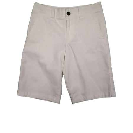 Girls White Button Pocket Jean Bermuda Shorts Midi Denim Adjustable ...