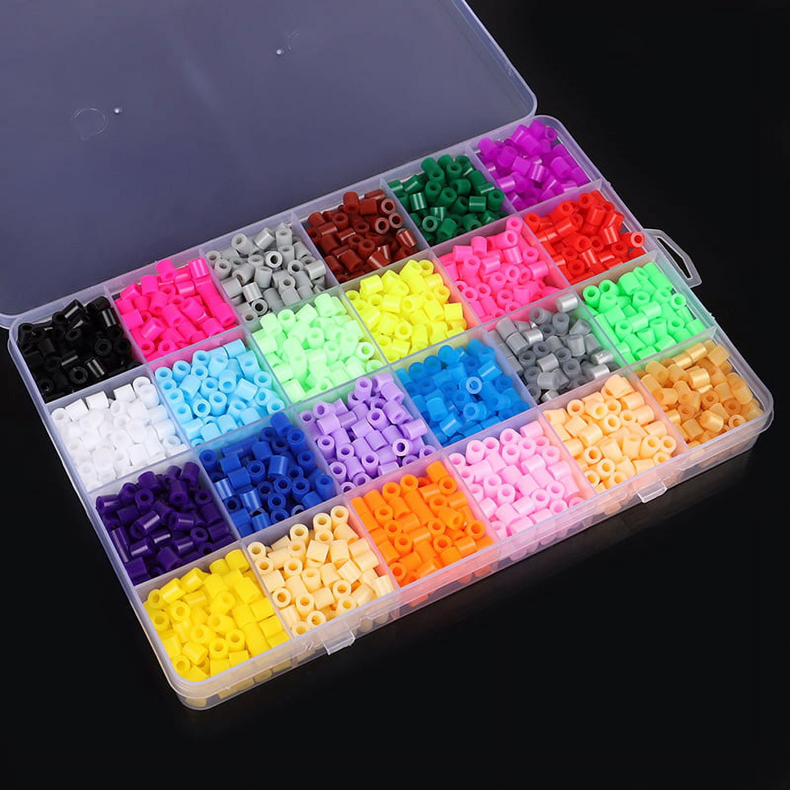 24 Colors 5mm Hama Beads Toy Fuse Bead for Kids DIY Handmaking 3D Toys