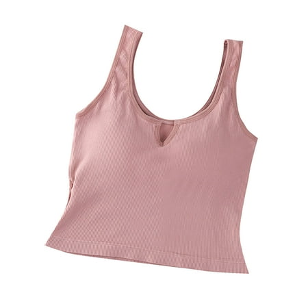 

DORKASM Womens Sports Bras Longline Wirefree Comfort Seamless Comfortable Sports Bra One Size