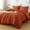 01-Burnt Orange, variant on Andency King Size Comforter Sets Burnt Orange, 3 Pieces Soft Fluffy Boho Bedding Comforter Sets for King Bed, All Season Terracotta Rust Fall Lightweight Tassel Down Alternative Bed Set