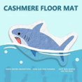 thumbnail image 5 of Sharks Decoration Rug Cushion Plush Rugs Pet Rugs Bath Rug Room Carpet Super Absorbent Quick Dry Modern Home Decor, 5 of 5