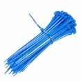 thumbnail image 4 of Uxcell 4-Inch 0.07-Inch Cable Ties Self-Locking Zip Ties Nylon Blue  500 Pack, 4 of 5