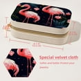 thumbnail image 5 of Flamingo Velvet Portable Jewelry Stand with Removable Compartment – Display Case, Organizer, and Gift, 5 of 7